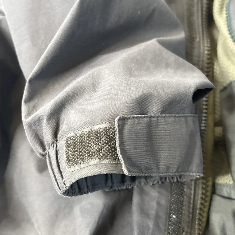 Vtg Y2K The North Face Gore-Tex Men's XL Mountain Jacket Gray Double Zipper